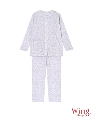 【SALE/30%OFF】Wing Wing Sleep/(W)ウイング パジャマ 水玉と花柄 ウイング インナー/ナイトウェア ルームウェア/その他 パープル ピンク【送料無料】