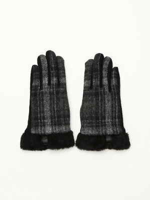 【SALE/30%OFF】ツイードチェックグローブ/タッチパネル対応 アフタヌーンティー・リビング ファッショングッズ【RBA_S】【RBA_E】