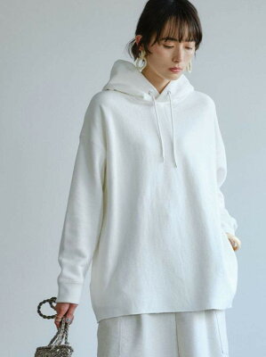 【SALE/50%OFF】UNITED ARROWS green label relaxing SCウラケフードチュニックパーカー ユナイテッドアローズ グリーンレーベルリラクシング カットソー スウェット ホワイト ブラウン ネイビー