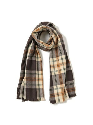 【SALE/50%OFF】B:MING by BEAMS B:MING by BEAMS / チェックストール ビームス アウトレット ファッション雑貨 マフラー・ストール・ネックウォーマー ブラウン ブラック ネイビー