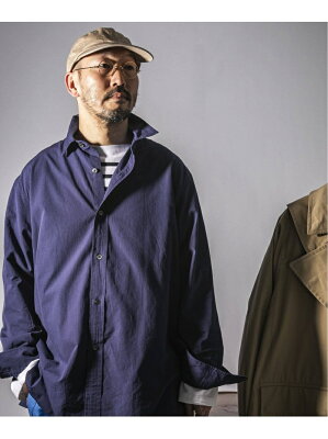 EDIFICE 【ETS.MATERIAUX / マテリオ】Regular collar シャツ エディフィス シャツ/ブラウス シャツ/ブラウスその他 ブルー ホワイト【送料無料】