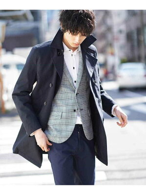 【SALE/50%OFF】MK MICHEL KLEIN コート/へリンボンボンディング ミッシェルクランオム コート/ジャケット【RBA_S】【RBA_E】【送料無料】
