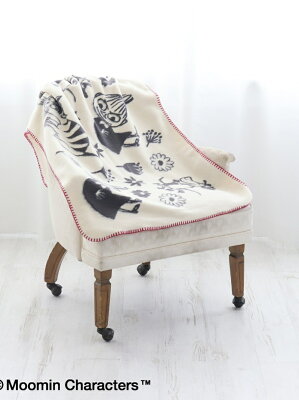 【SALE/10%OFF】Afternoon Tea Moomin×AfternoonTea/ブランケット アフタヌーンティー・リビング 生活雑貨 インテリアアクセ ホワイト レッド