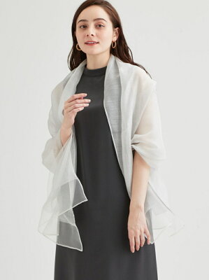 UNITED ARROWS green label relaxing DGB シルクコンビラメライン/ ストール ユナイテッドアローズ グリーンレーベルリラクシング ファッショングッズ【送料無料】