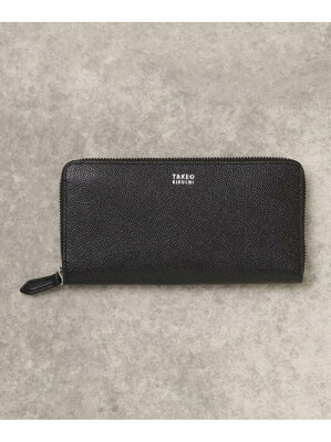 【SALE/45%OFF】TAKEO KIKUCHI 【WEB限定】イタリアンレザー 大人シリーズ 三方ラウンド 長財布 タケオキクチ 財布/小物 財布 ブラック グリーン ブラウン【送料無料】