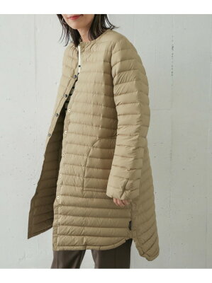 DOORS Traditional Weatherwear ARKLEY LONG DOWN PACKABLE アーバンリサーチドアーズ コート/ジャケット ダウンジャケット ベージュ ブラック【送料無料】