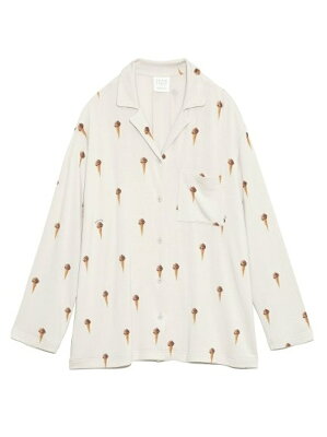【SALE/30%OFF】gelato pique ジェラートモチーフシャツ ジェラートピケ インナー/ナイトウェア ルームウェア/トップス レッド ピンク【送料無料】