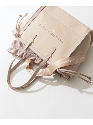 JILL by JILLSTUART フリルレイヤードトート ジル バイ ジルスチュアート バッグ バッグその他 ピンク ブラック ブラウン【送料無料】