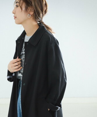 Demi-Luxe BEAMS Traditional Weatherwear / PENRITH パッカブルレインコート デミルクス ビームス ジャケット・アウター その他のジャケット・アウター ブラック ベージュ【送料無料】
