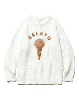 【SALE/30%OFF】gelato pique ベビモコアイスジャガードプルオーバー ジェラートピケ インナー/ナイトウェア ルームウェア/トップス ホワイト ピンク【送料無料】
