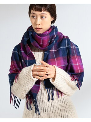 【SALE/65%OFF】Ray BEAMS Ray BEAMS / MOON チェック マフラー ビームス ウイメン ファッショングッズ マフラー/スヌード
