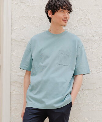 【SALE/34%OFF】GLOBAL WORK (M)シャーベッTee/BIG グローバルワーク カットソー Tシャツ ブルー オレンジ グリーン グレー ネイビー ベージュ