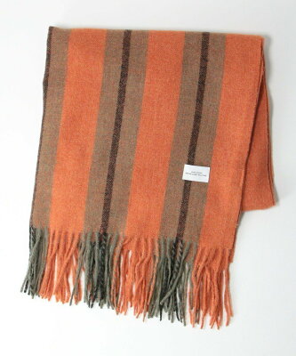 【SALE/50%OFF】UNITED ARROWS green label relaxing SC GLR ストライプ 60*180 マフラー ストール ユナイテッドアローズ アウトレット ファッショングッズ マフラー/スヌード オレンジ【送料無料】