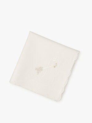 【SALE/30%OFF】Afternoon Tea イニシャルハンカチ アフタヌーンティー・リビング インテリア・生活雑貨 その他のインテリア・生活雑貨 レッド ブラウン ベージュ シルバー