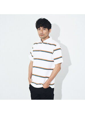 【SALE/47%OFF】ABAHOUSE LASTWORD BABARIAN RUGBY SH/SL JP 半袖 ラガーシャツ アバハウス カットソー ポロシャツ ホワイト ネイビー【送料無料】