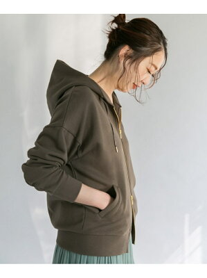 【SALE/10%OFF】ROSSO 【WEB限定】オーバーサイズZIPパーカー アーバンリサーチロッソ カットソー パーカー グレー ベージュ【送料無料】