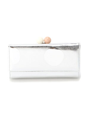 tsumori chisato CARRY ズームドット ガマ束入れ ツモリチサト キャリー 財布/小物 財布 シルバー パープル ブラック【送料無料】