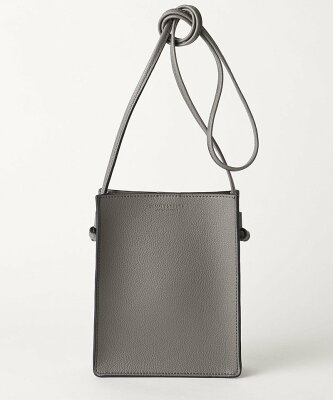 BEAUTY & YOUTH UNITED ARROWS BY スムース スクエア ポーチ/バッグ ビューティ&ユース ユナイテッドアローズ バッグ ショルダーバッグ グレー ブラック【送料無料】