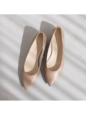 Piche abahouse 【ベストセラー】ポインテッドフラットパンプス ピシェ アバハウス シューズ パンプス ベージュ ブラック グレー ピンク【送料無料】
