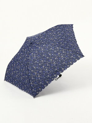 【SALE/30%OFF】Afternoon Tea 小花柄晴雨兼用軽量折りたたみ傘雨傘 アフタヌーンティー・リビング ファッショングッズ 日傘/折りたたみ傘 ネイビー ピンク