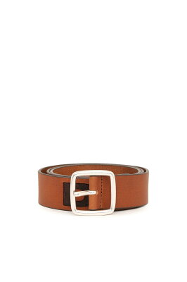 【SALE/20%OFF】DIESEL ユニセックス カモフラロゴ カウレザーベルト サステナブル ディーゼル ファッション雑貨 ベルト ブラウン ブラック【送料無料】