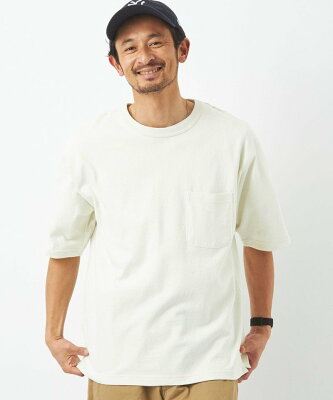 UNITED ARROWS green label relaxing オーガニックヘビーウェイト クルーネック クルーネック Tシャツ OVLG ユナイテッドアローズ グリーンレーベルリラクシング カットソー Tシャツ ホワイト ブラック グレー カーキ ブルー