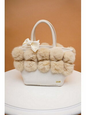 【SALE/20%OFF】PATTERN fiona リボン付きファートートBAG パターン・フィオナ バッグ【RBA_S】【RBA_E】【送料無料】