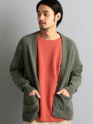 【SALE/30%OFF】SC ブークレ イージーカーディガン ユナイテッドアローズ グリーンレーベルリラクシング ニット【RBA_S】【RBA_E】【送料無料】