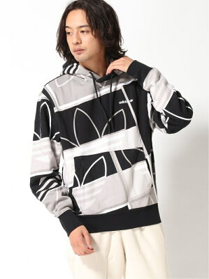 【SALE/30%OFF】adidas Originals ロゴプレイ パーカー / アディダスオリジナルス アディダス カットソー パーカー ブラック【送料無料】