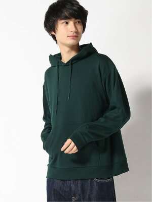 WEGO WEGO STANDARD/(M)ドロップショルダーカラープルパーカー ウィゴー カットソー パーカー グリーン ピンク イエロー オレンジ パープル ブラウン ブラック ブルー ホワイト レッド グレー