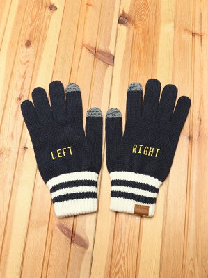【SALE/37%OFF】INFIELDER DESIGN × BEAMS / 別注 ロゴグローブ(タッチパネル対応) ビームス メン ファッショングッズ【RBA_S】【RBA_E】