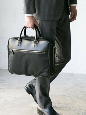 UNITED ARROWS green label relaxing PE*スプリット レザー ブリーフバッグ ユナイテッドアローズ グリーンレーベルリラクシング バッグ ビジネスバッグ ネイビー ブラック【送料無料】