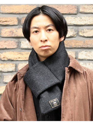 【SALE/50%OFF】BEAMS MEN BEAMS / MOON 中綿 ソリッド マフラー ビームス メン ファッショングッズ マフラー/スヌード グレー ブラウン ネイビー【RBA_E】