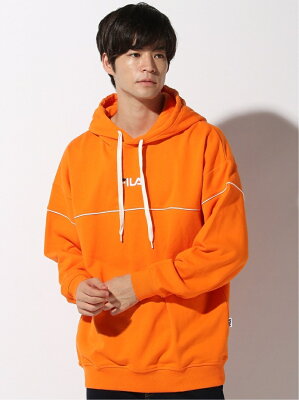 【SALE/50%OFF】FILA (M)FILA/スウェットHoodie グローバルワーク カットソー パーカー ピンク グリーン パープル【RBA_E】