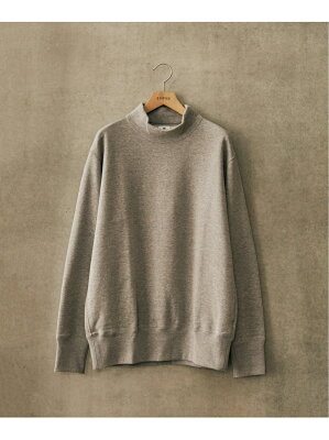EDIFICE 【LOOPWHEELER for LOWERCASE】ライトツリウラケ モックネック スウェット エディフィス トップス カットソー・Tシャツ グレー ブラック ブラウン【送料無料】