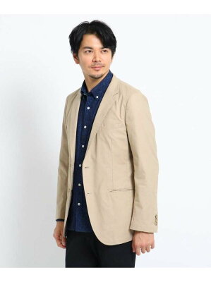 【SALE/50%OFF】TAKEO KIKUCHI 【Sサイズ~】ドビーマルチジャケット タケオキクチ コート/ジャケット テーラードジャケット ベージュ ブルー ネイビー【RBA_E】【送料無料】
