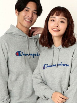 【SALE/60%OFF】coen 【女性にもオススメ】【WEB限定】Champion(チャンピオン)ロゴプリントベーシッククルーネックスウェットパーカー(C3-Q102) コーエン カットソー パーカー グレー ホワイト ブラック ピンク レ【RBA_E】