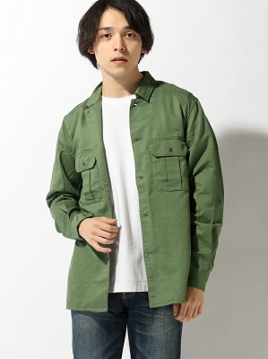 【SALE/61%OFF】GLOBAL WORK (M)Wガーゼミリタリーシャツ グローバルワーク シャツ/ブラウス 長袖シャツ カーキ ベージュ【RBA_E】