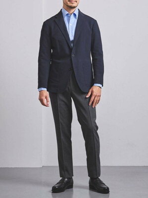 【SALE/70%OFF】UNITED ARROWS <UNITEDARROWS>SOLOTEXMESH2BJACKET ユナイテッドアローズ コート/ジャケット テーラードジャケット ネイビー ブルー【RBA_E】【送料無料】