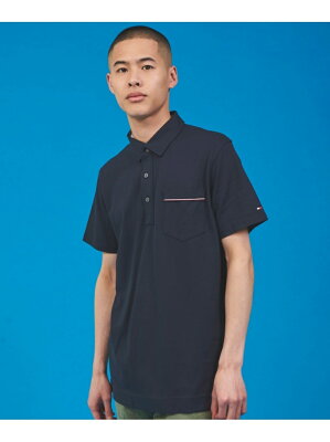 【SALE/50%OFF】TOMMY HILFIGER (M)TOMMY HILFIGER(トミーヒルフィガー) ベーシック ポロシャツ トミーヒルフィガー カットソー ポロシャツ レッド ベージュ ホワイト ブルー【RBA_E】【送料無料】