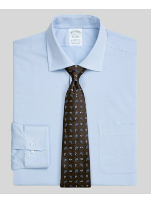 【SALE/30%OFF】BROOKS BROTHERS (M)コットン/ポリエステル 46ゲージニット ロイヤルオックスフォード ドレスシャツ New Milano Fit ブルックス ブラザーズ スーツ・フォーマル Yシャツ・カッターシャツ ブルー【RBA_E】【送料無料】