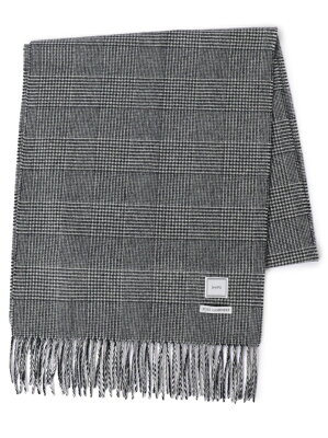 【SALE/45%OFF】SHIPS SD:【カシミヤ】グレンチェックマフラー シップス ファッショングッズ ストール グレー ブルー ネイビー【RBA_E】【送料無料】