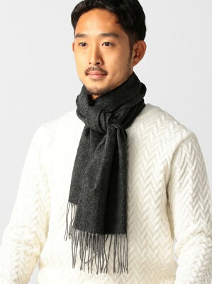 【SALE/37%OFF】BEAMS / カシミヤ ヘリンボーン マフラー ビームス メン ファッショングッズ【RBA_S】【RBA_E】【送料無料】