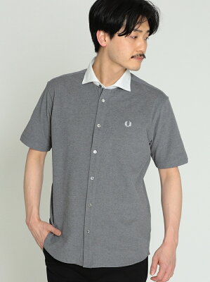 FRED PERRY × BEAMS / 別注 カッタウェイ フルオープン ポロシャツ 19SS ビームス メン カットソー【RBA_S】【送料無料】