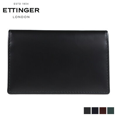 ETTINGER エッティンガー 名刺入れ カードケース メンズ BRIDLE VISITING CARD CASE ブラック ネイビー ブラウン グリーン 黒 BH143JR
