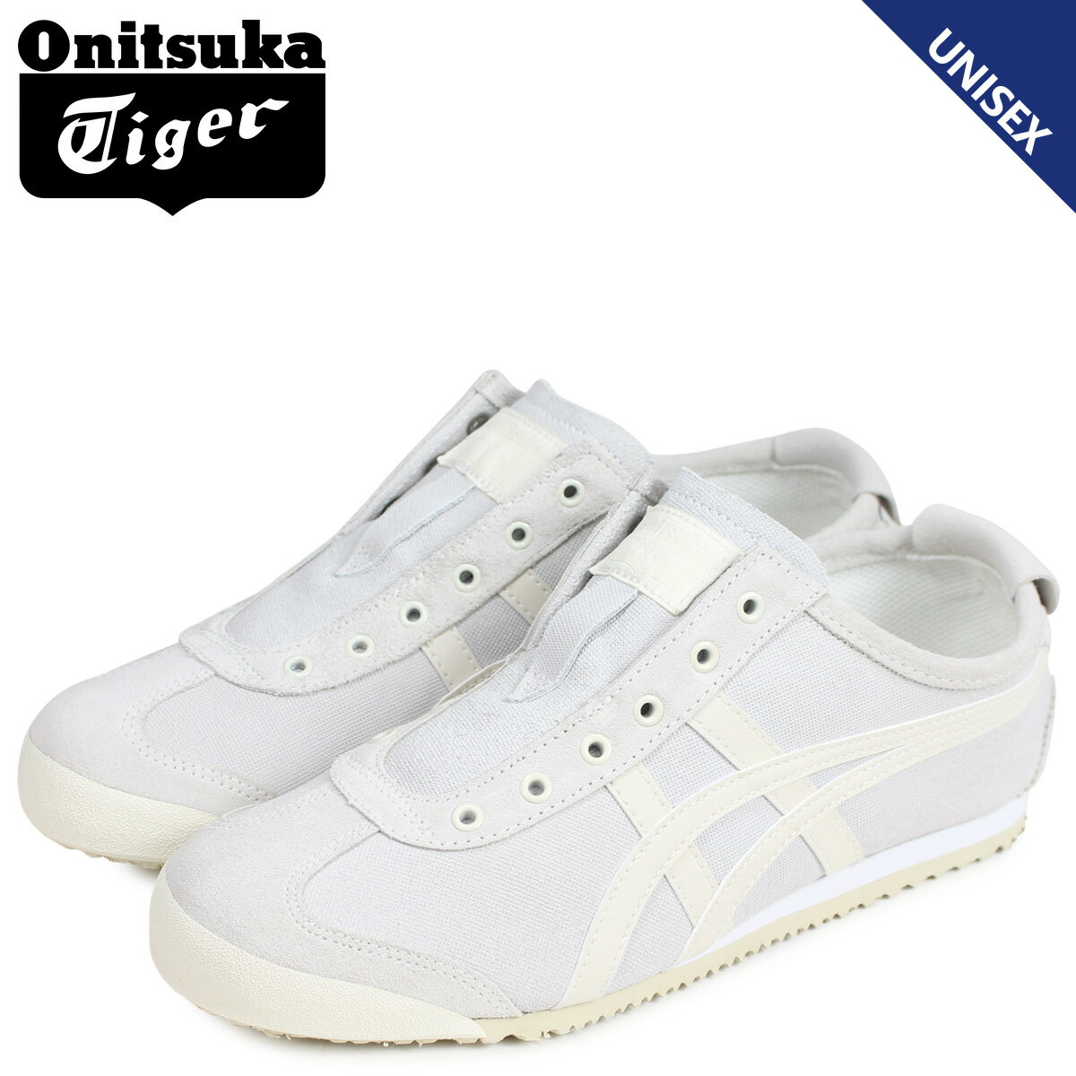 オニツカタイガー スリッポン メンズ Onitsuka Tiger オニツカタイガー メキシコ 66 スリッポン MEXICO 66 SLIP-ON スニーカー メンズ レディース 1183A042-100 ホワイト