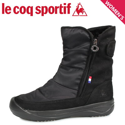 le coq sportif ルコック スポルティフ ブーツ スノーブーツ ラルシュ ミッド レディース LARSHE MID ブラック 黒 QL3MJD83BK