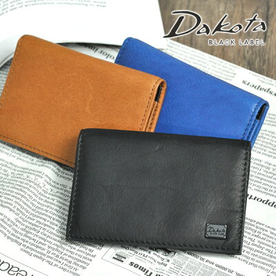 《期間限定エントリー最大P14倍》 ダコタブラックレーベル Dakota black label カードケース 名刺入れ 【Waxy/ワキシー】 625905 メンズ ポイント10倍 あす楽 送料無料