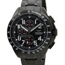 テクノス 腕時計（メンズ） テクノス TECHNOS T4417BB クロノグラフ 10気圧防水 ブラック メンズ 腕時計