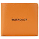 BALENCIAGA バレンシアガ 二つ折り財布 メンズ オレンジ 594315 1IZI3 7562